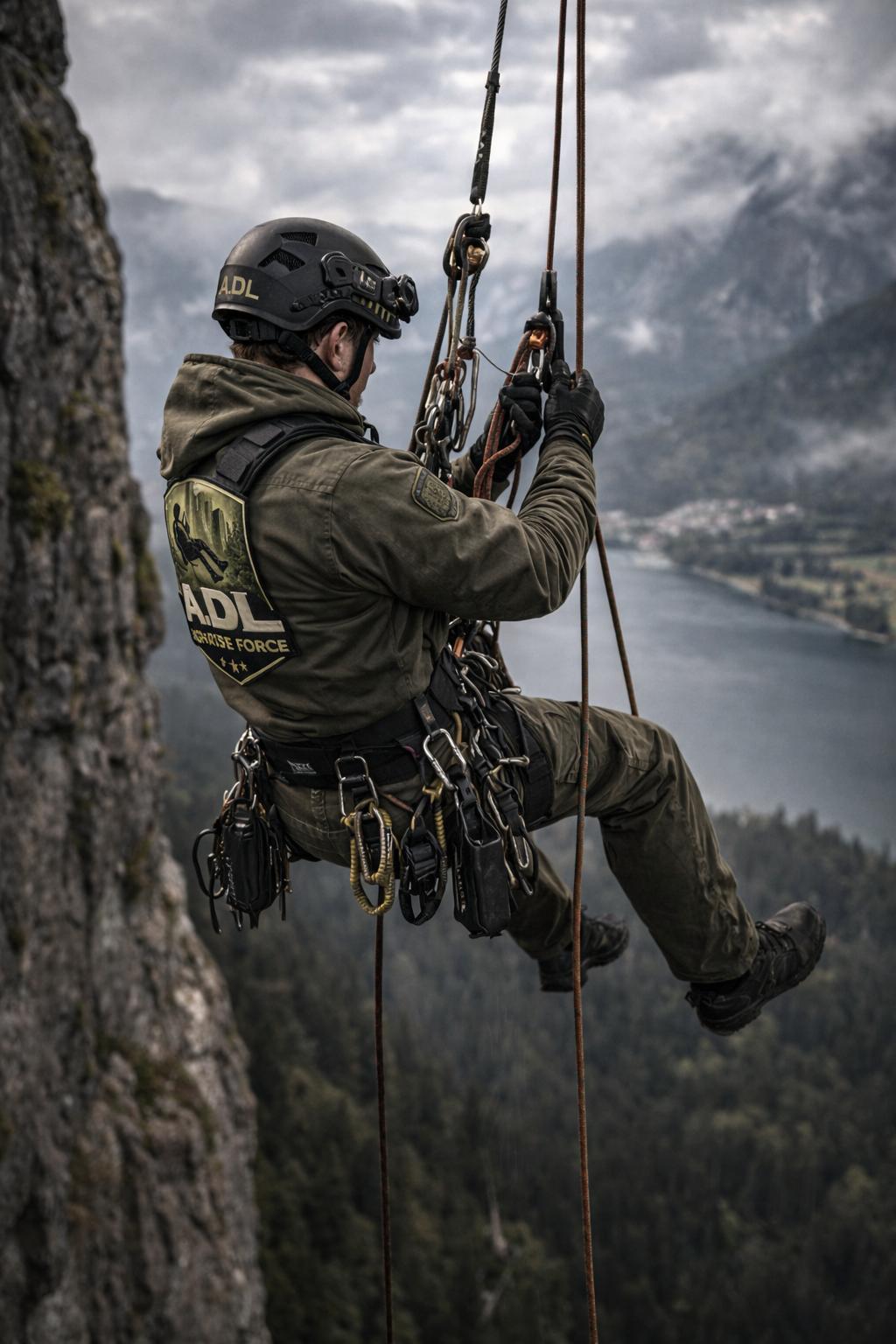 Seilzugangstechnik Einsatz